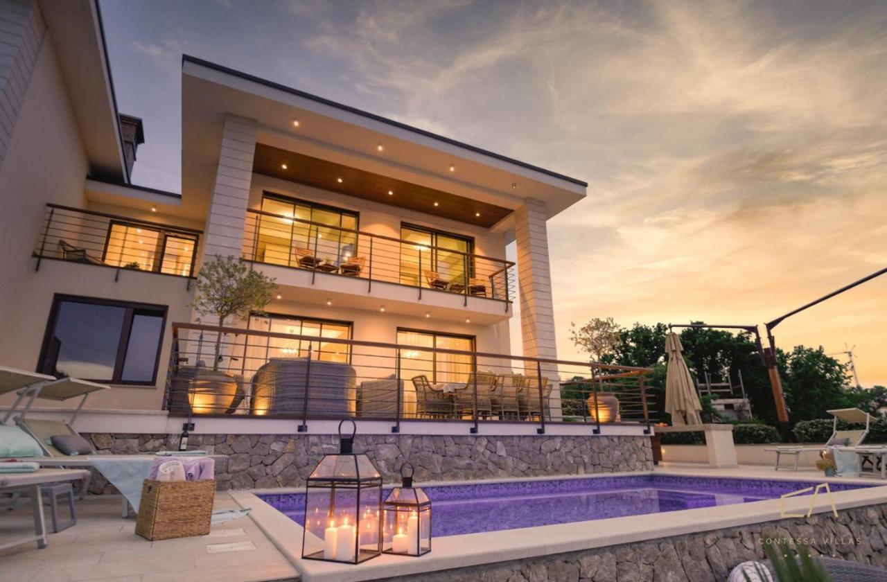 Villa Marconica Малинска Экстерьер фото