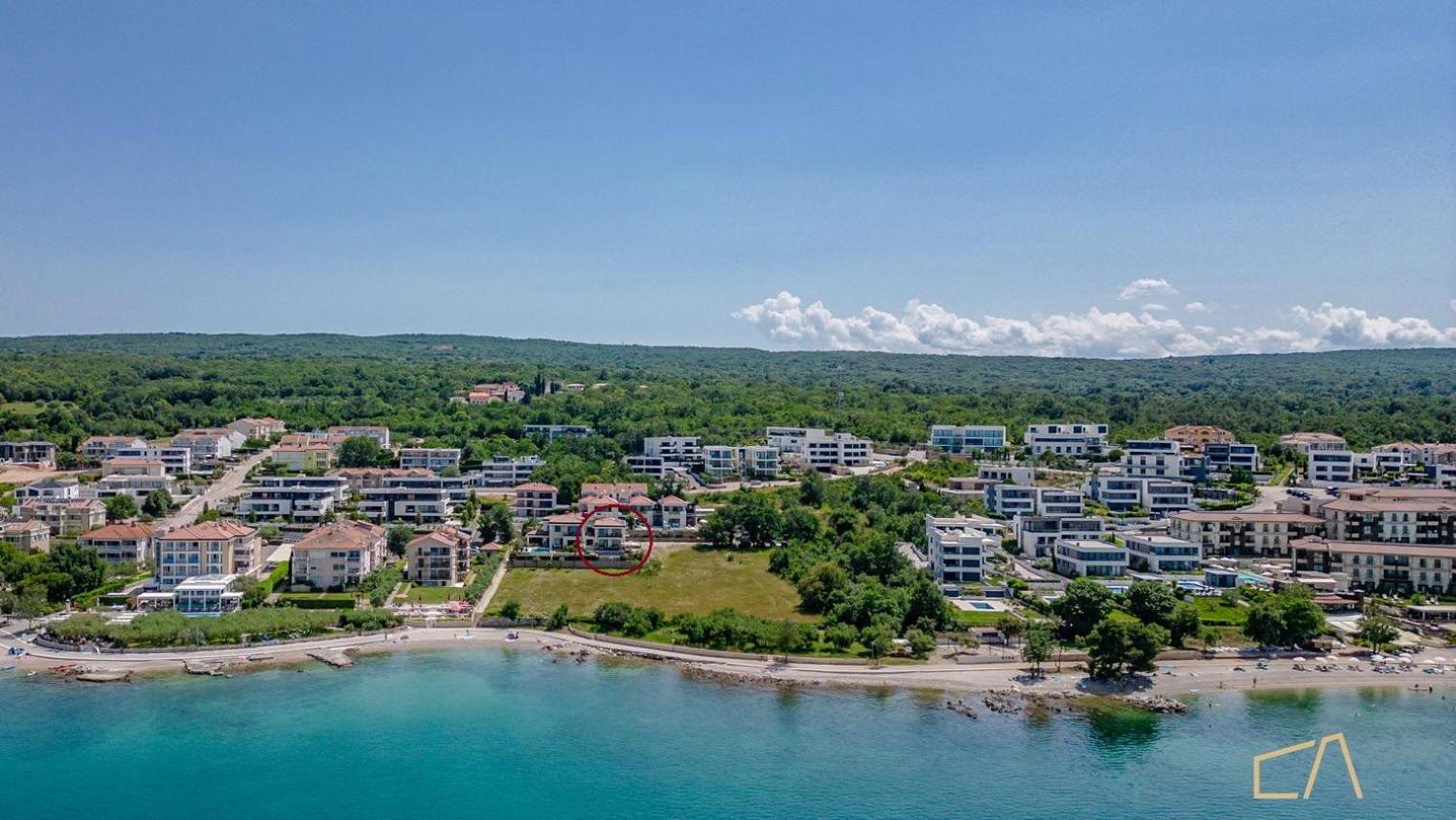 Villa Marconica Малинска Экстерьер фото